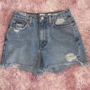 Vintage high waisted Calvin Klein denim shorts